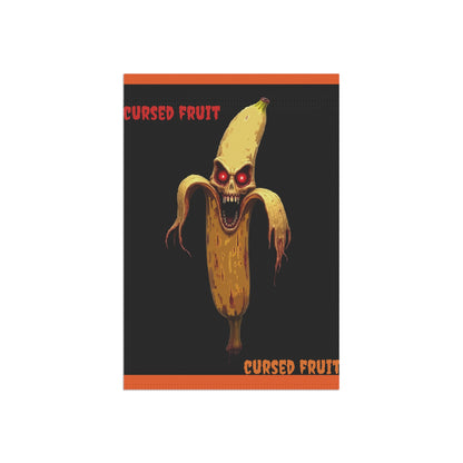 Cursed Fruit Garden Banner, Halloween Decor, Spooky Garden Flag, Yard Art, Outdoor Decorations, Fun Home Accessories