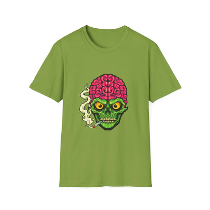 Smoking Skull Weed Cigarette Mascot - Mleem