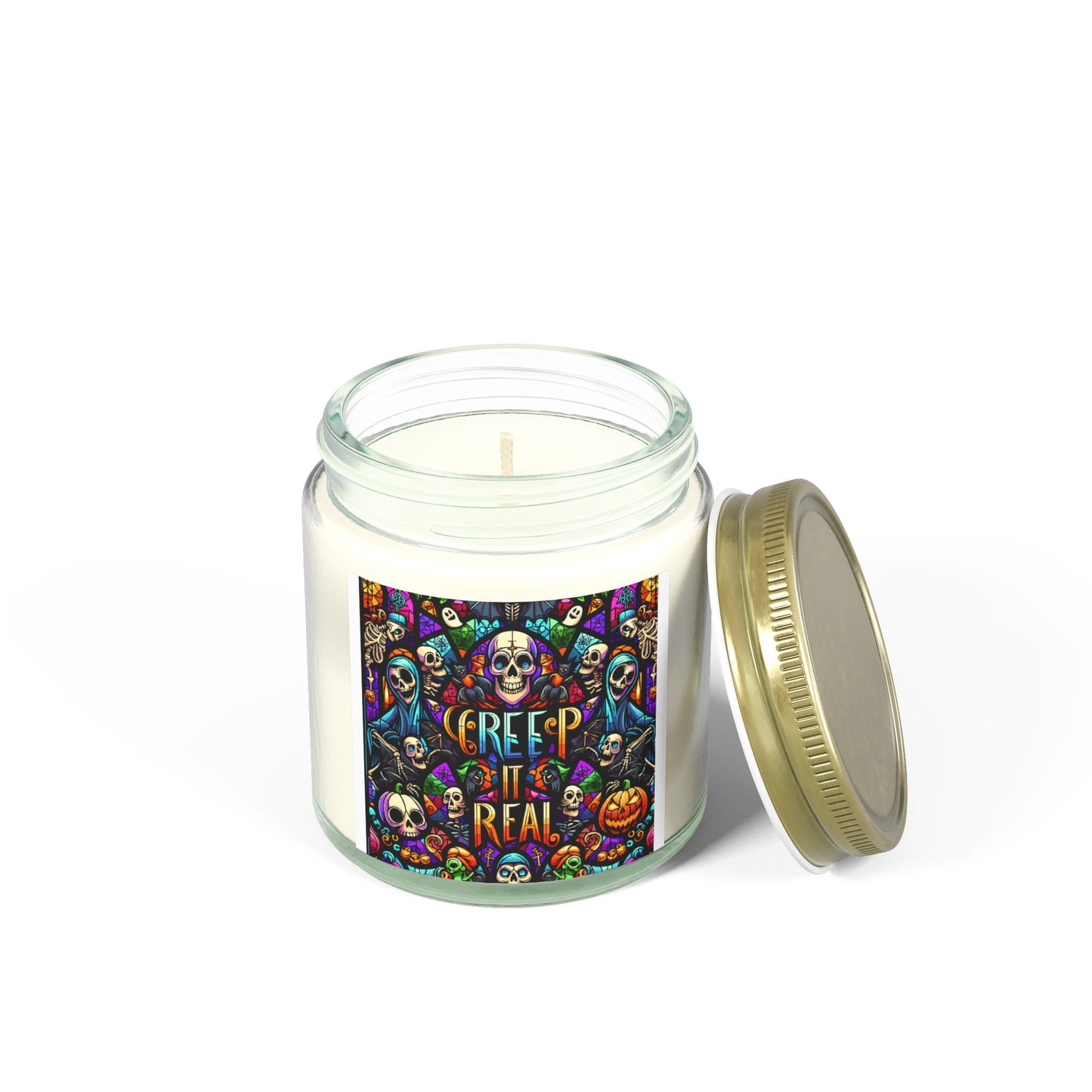 Halloween Scented Candles, Fragrant Home Decor, 'Creep it Real' Candles for Fall Celebrations, Party Favors, Gifts
