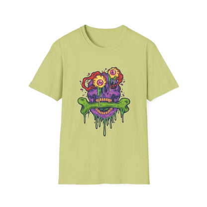 Scary Zombie Eyeball Skull Head - Mleem