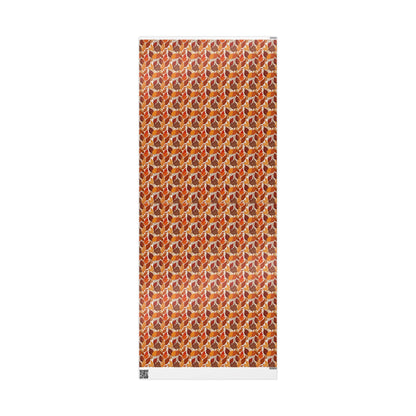 Autumn Leaf Wrapping Paper, Fall Gift Wrap, Eco-Friendly Gift Wrap, Thanksgiving Decor, Seasonal Paper
