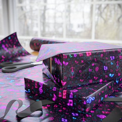 Colorful Cosmic Wrapping Paper, Gift Wrap for Birthdays, Holidays, Weddings, Party Favors, Artsy Presents, Unique Gift Packaging