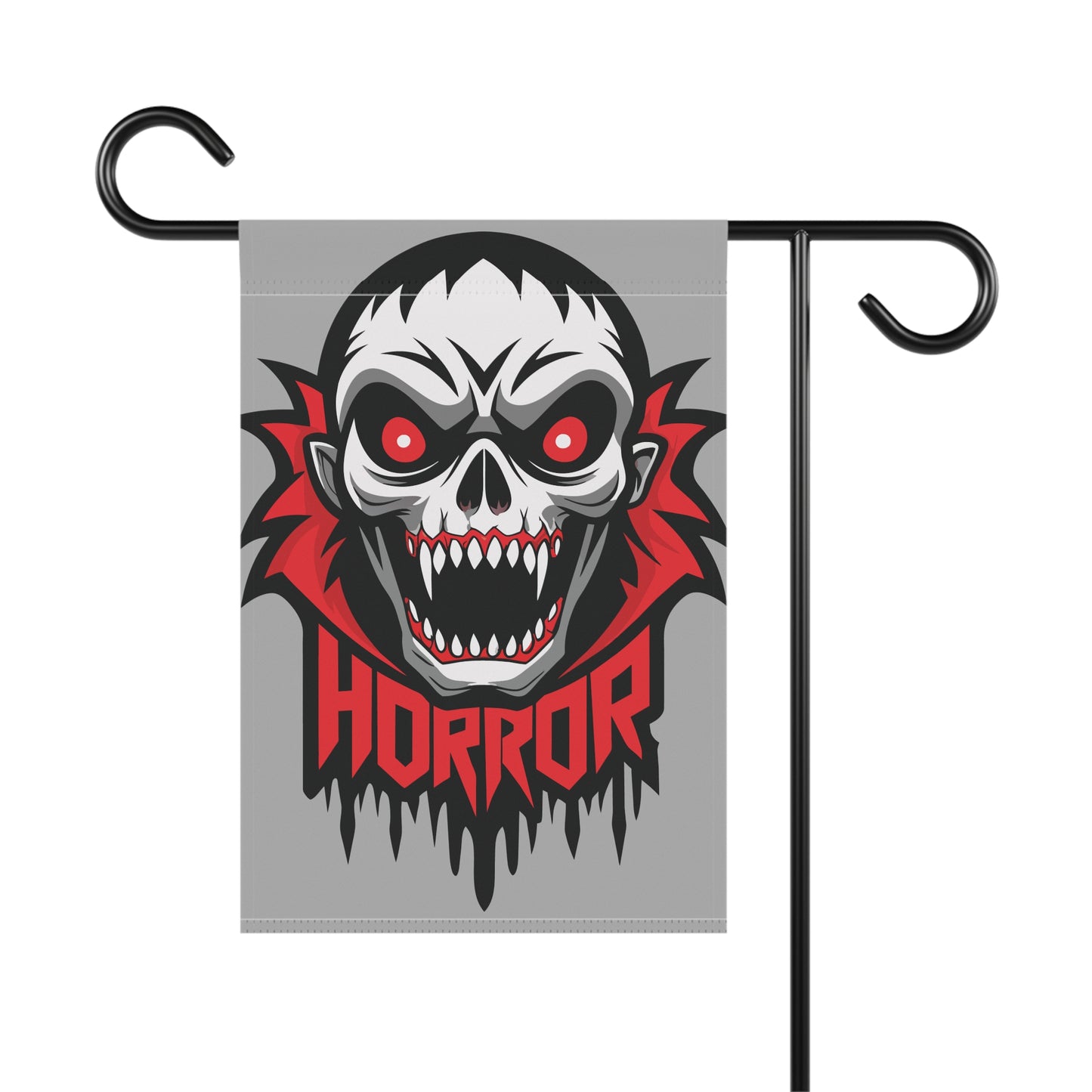 Spooky Garden Banner, Halloween Decor, Terrifying Lawn Sign, Horror Flag, Scary Housewarming Gift, Outdoor Artwork