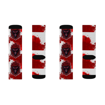 Unique Sublimation Socks, Stylish Crew Socks, Custom Design Socks, Gift for Her, Statement Socks, Trendy Fashion Socks