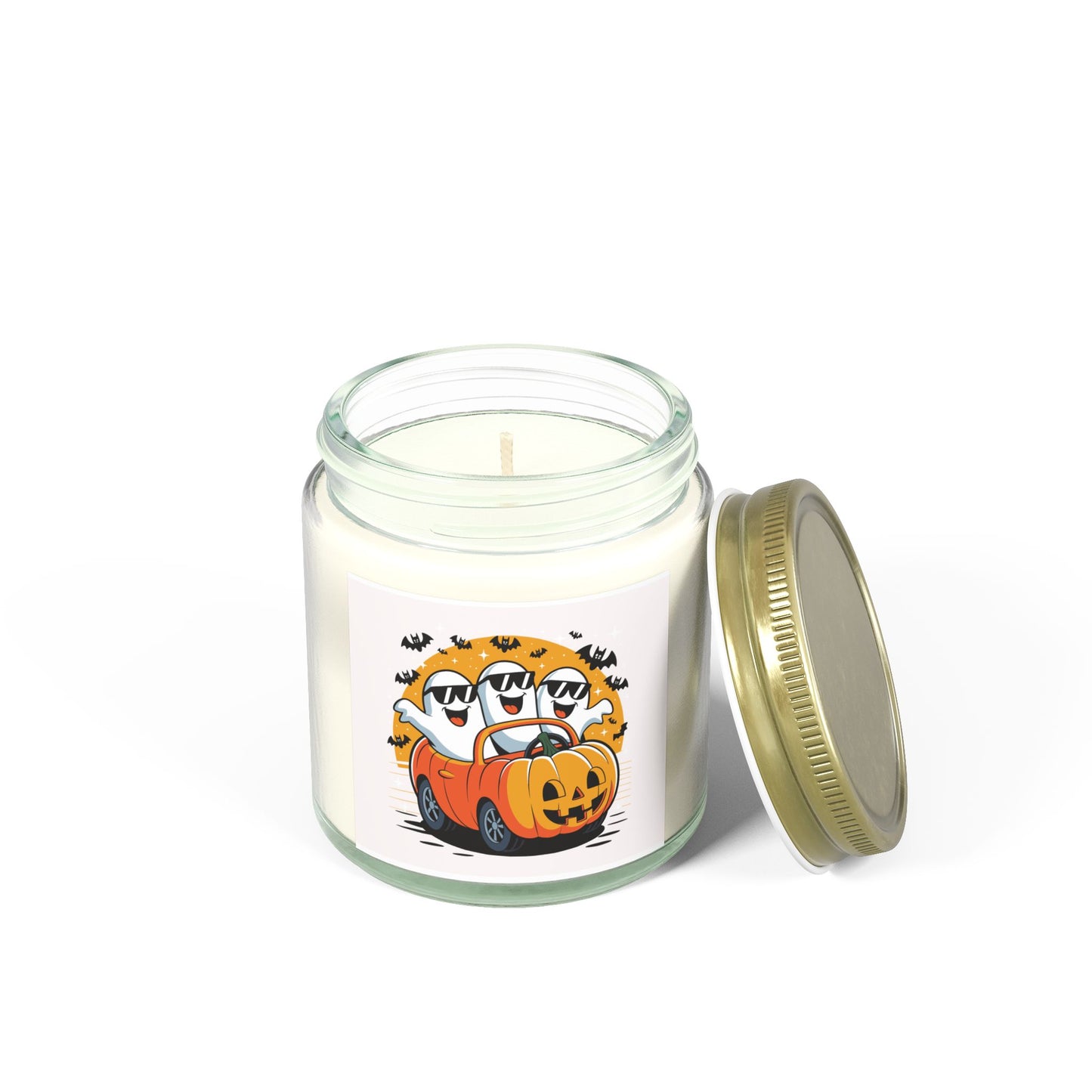 Halloween Scented Candle, Ghost and Pumpkin Car Decor, Fall Home Decor, Spooky Gifts, Aromatic Candle, Cozy Atmosphere