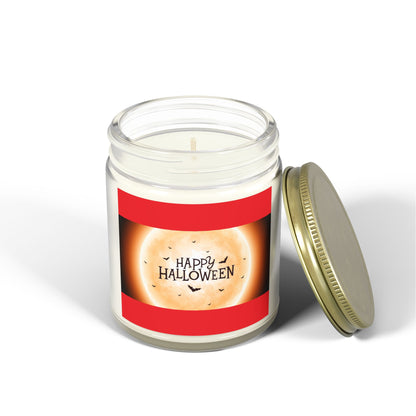 Halloween Scented Candles, 4oz & 9oz Coconut Apricot Wax - Festive Home Decor, Fall Gift, Cozy Atmosphere, Unique Halloween Party Favor