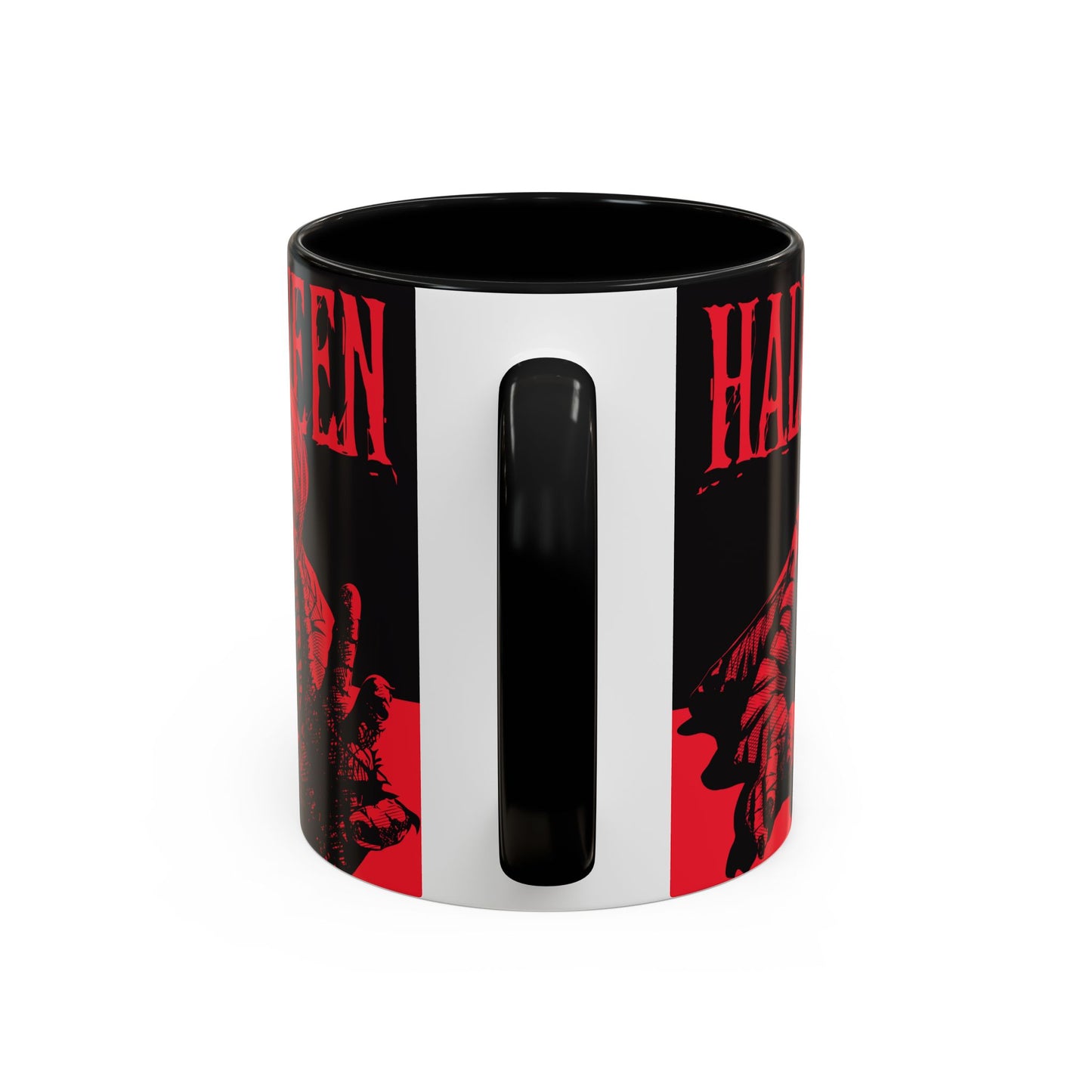 Halloween Accent Coffee Mug | Spooky Coffee Cup for Halloween Lovers, Trick or Treat Mug, Horror Decor, Gift for Fans