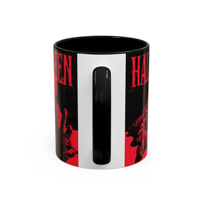 Halloween Accent Coffee Mug | Spooky Coffee Cup for Halloween Lovers, Trick or Treat Mug, Horror Decor, Gift for Fans