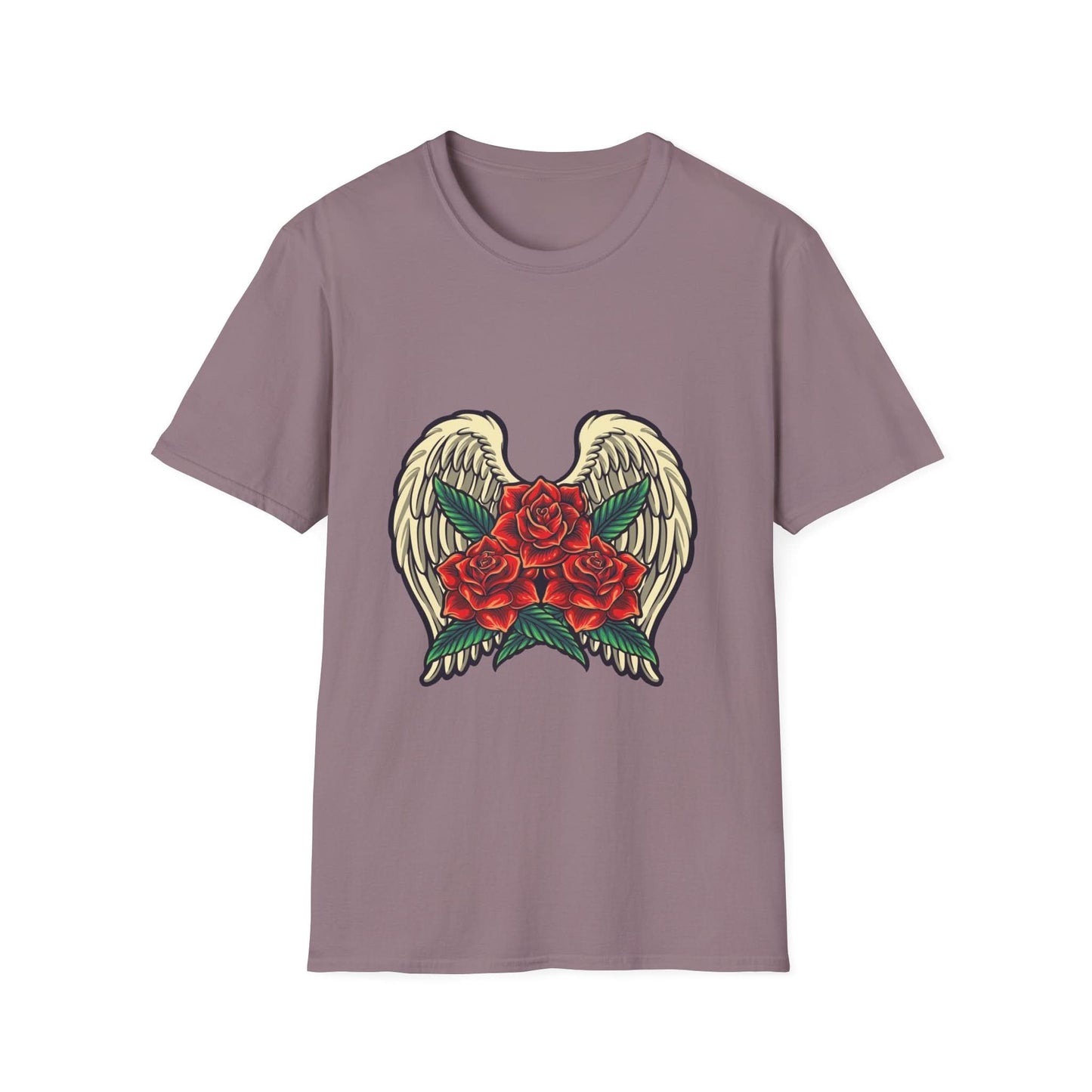 Red Rose Blooms with Angels Wings - Mleem