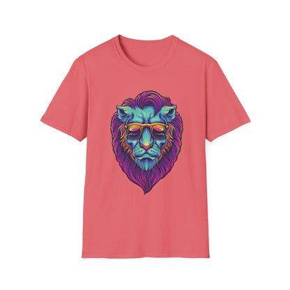 Lion Head with Sunglasses Psychedelic - Mleem