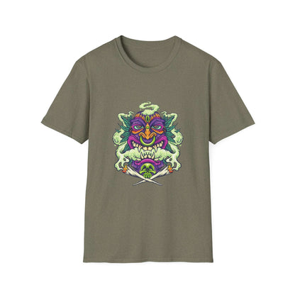 Smoking Hawaiian Tiki Weed Leaf - Mleem