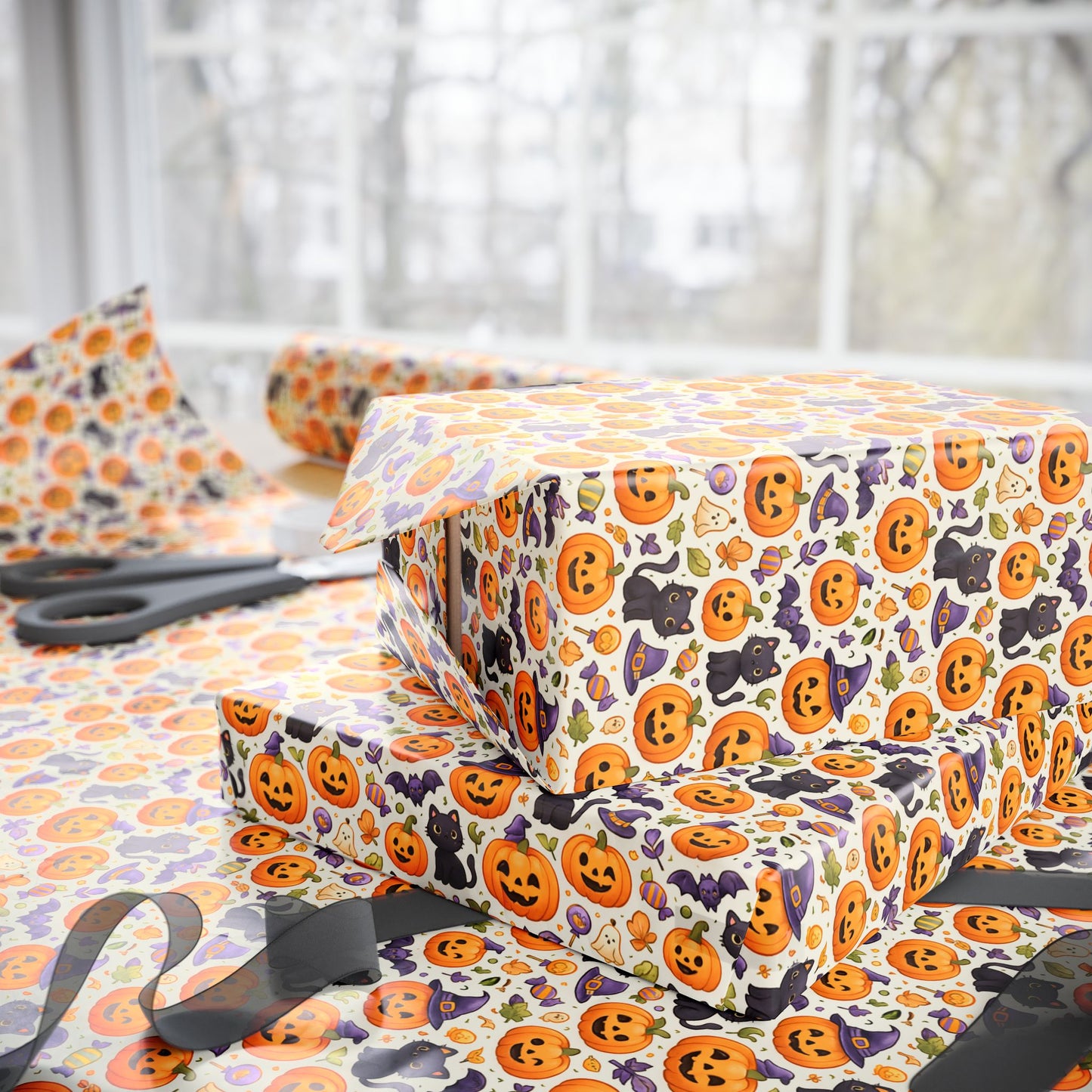 Festive Wrapping Paper for Every Occasion, Cute Halloween Gift Wrap, Eco-Friendly Wrap, Birthday Wrap, Holiday Gift Paper