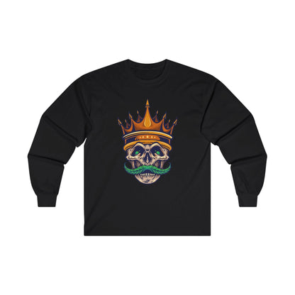 Gold Crown With Weed Mustache - Mleem