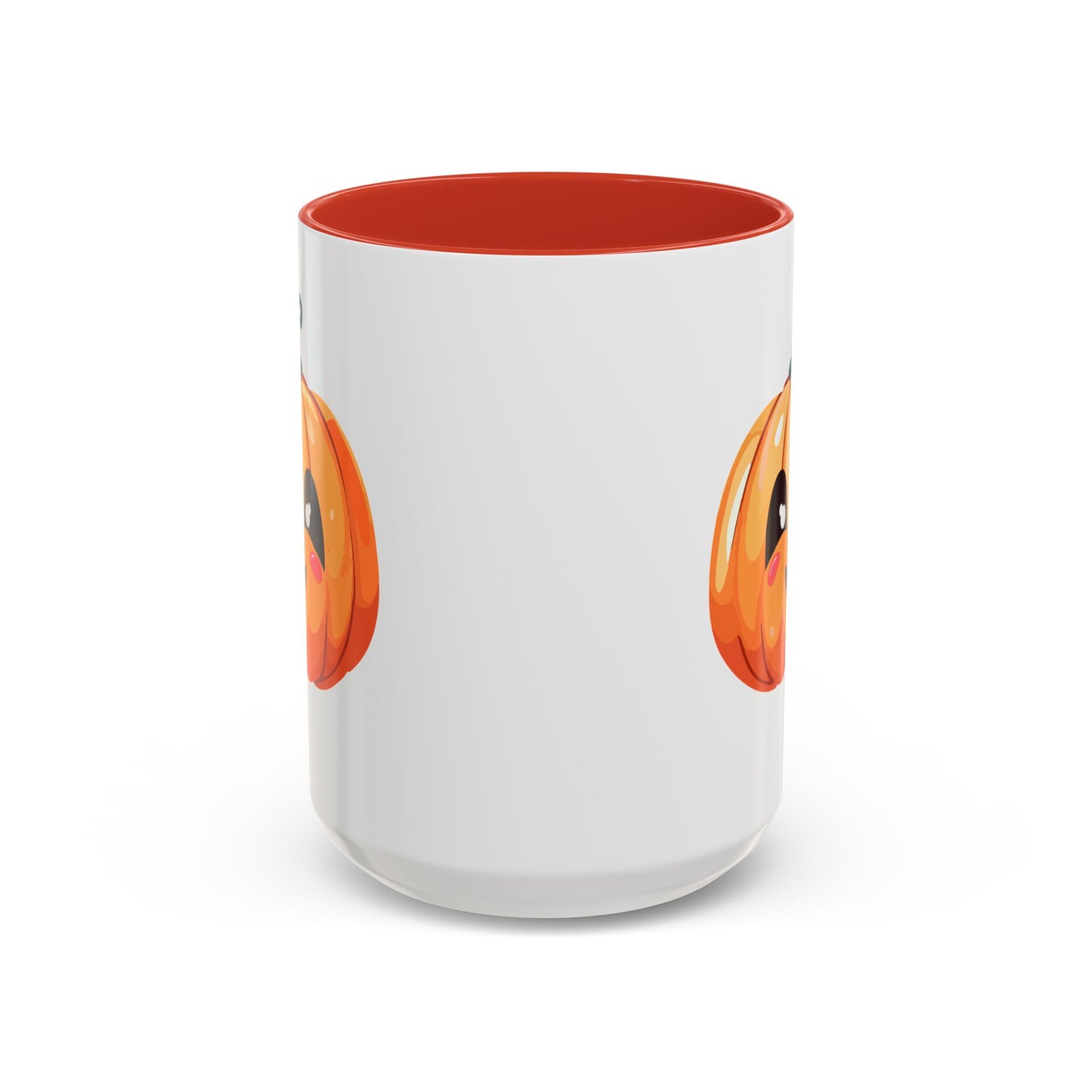Cute Pumpkin Accent Coffee Mug for Fall, Halloween Decor, Gift for Coffee Lovers, Autumn Kitchenware, Seasonal Drinkware