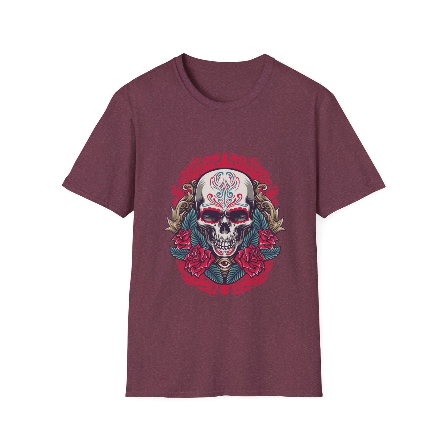 Skull Illustration Dia de Los Muertos - Mleem