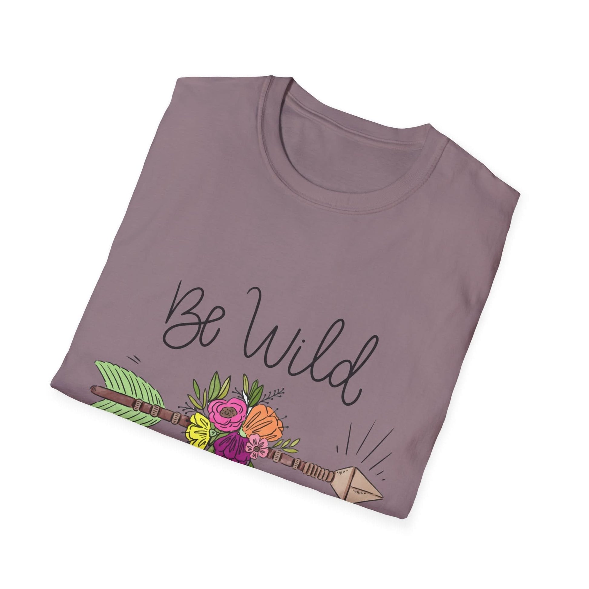 Be Wild Be Brave Flower Arrow - Mleem
