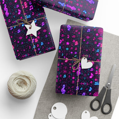 Colorful Cosmic Wrapping Paper, Gift Wrap for Birthdays, Holidays, Weddings, Party Favors, Artsy Presents, Unique Gift Packaging