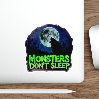 Fun Monster Die-Cut Stickers for Halloween Vibes, Laptop Decor, Gift for Teens, Party Decorations, Spooky Home Accessories