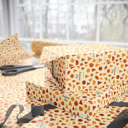 Autumn-Themed Wrapping Paper Bundle, Perfect for Fall Celebrations, Thanksgiving, Birthdays, Gift Wrapping, Craft Projects