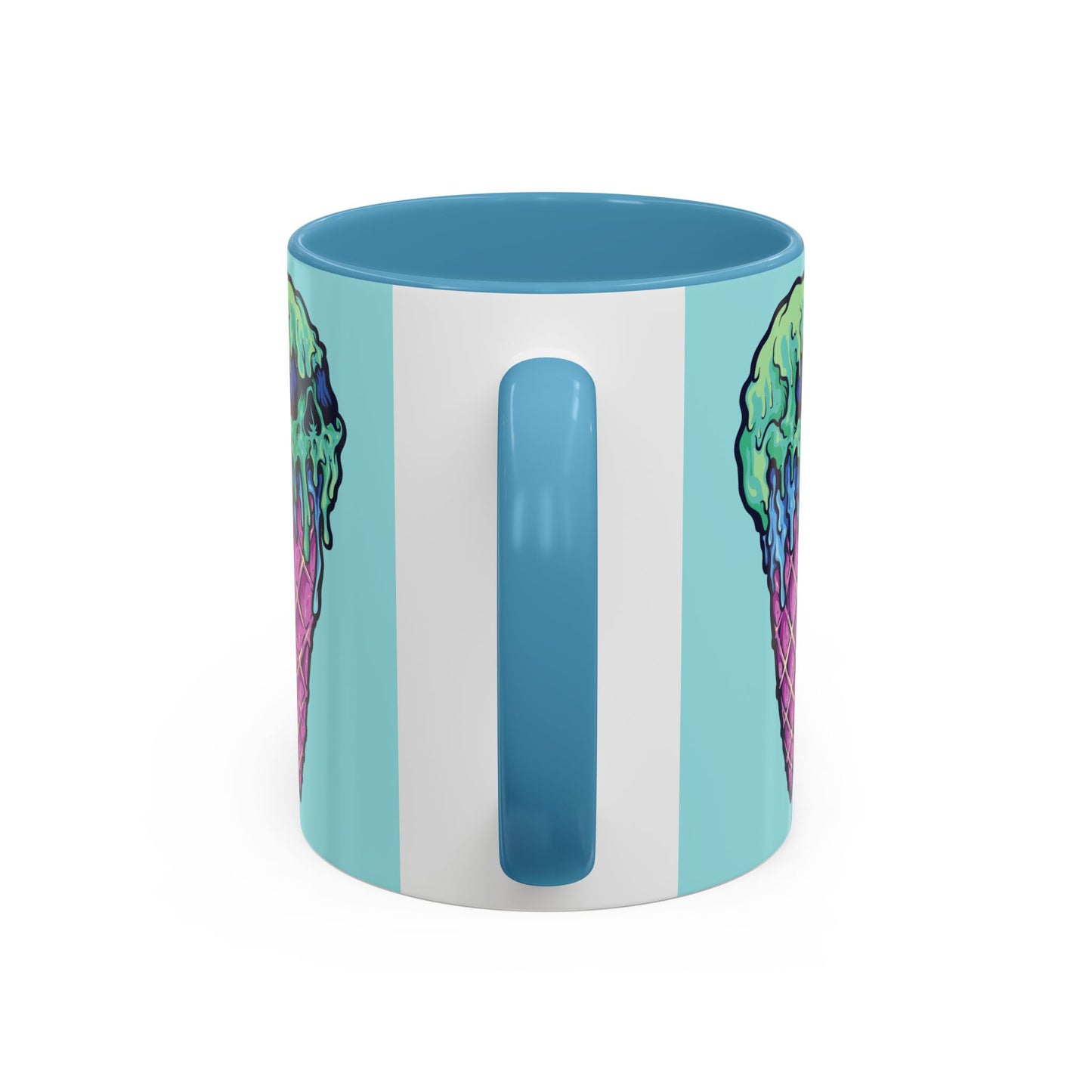 Creepy Ice Cream Mug - Perfect for Halloween, Unique Gift for Coffee Lovers, Spooky Decor, Creepscream Design, Fun Kitchenware