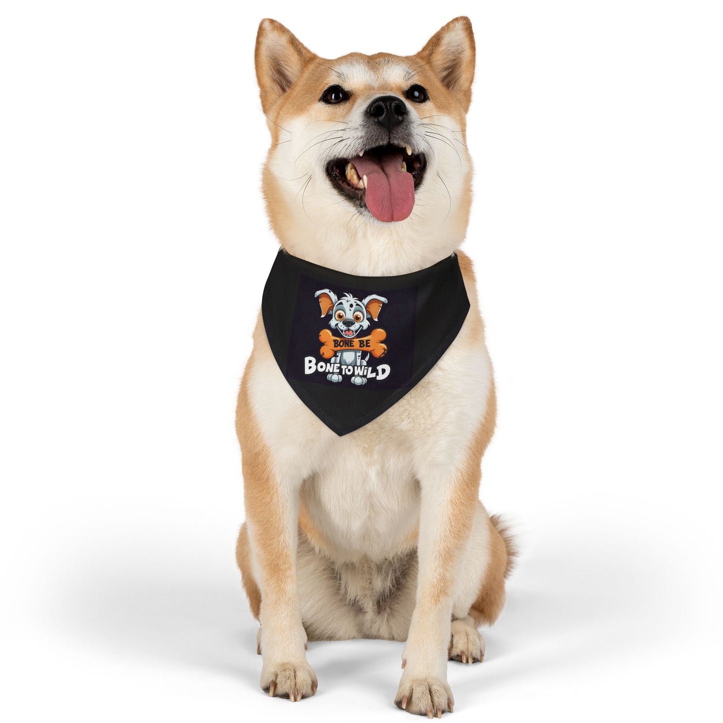 Bone to Be Wild Pet Bandana Collar, Dog Accessories, Pet Fashion, Dog Lovers Gift, Fun Dog Wear, Holiday Pet Gift