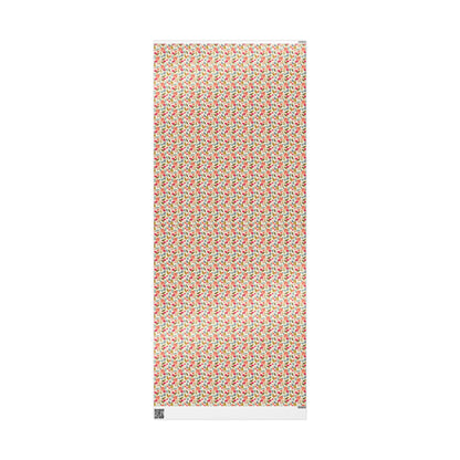 Floral Wrapping Paper for All Occasions, Gift Wrap Roll, Birthday, Holiday, Eco-Friendly, Festive Gift Packaging, Artisan Design
