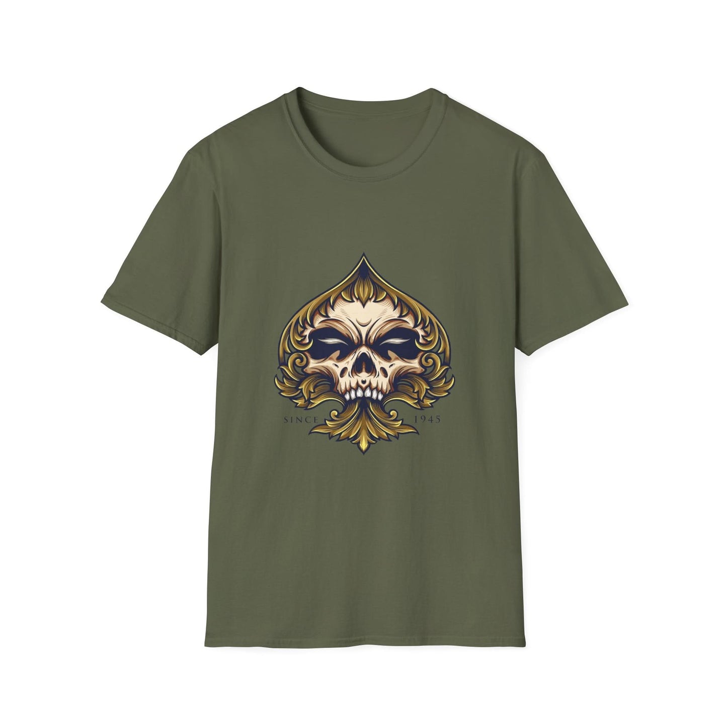 Skull Playing Card with Ornate Luxury - Mleem