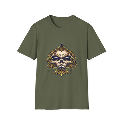Skull Playing Card with Ornate Luxury - Mleem