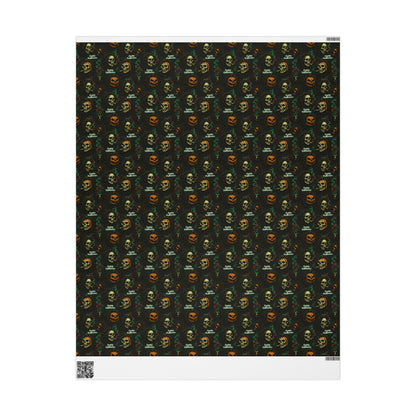 Gothic Halloween Wrapping Paper, Spooky Gift Wrap for October Celebrations, Scary Patterned Gift Wrap, Unique Holiday Wrap, Fun [...]