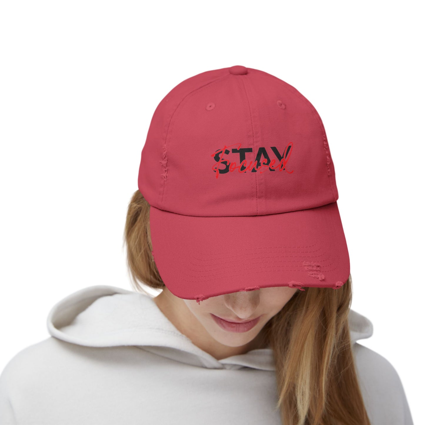 Unisex Distressed Cap - Stay Spiced, Vintage Style Baseball Hat, Gift for Him and Her, Casual Wear, Perfect for Summer and Festivals