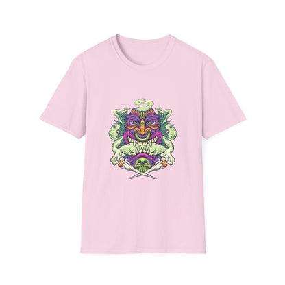 Smoking Hawaiian Tiki Weed Leaf - Mleem