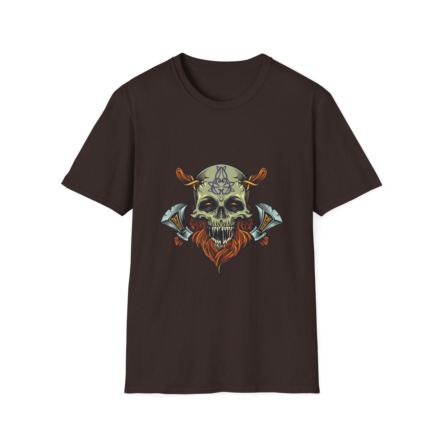 Viking Skull Warrior with Axe - Mleem