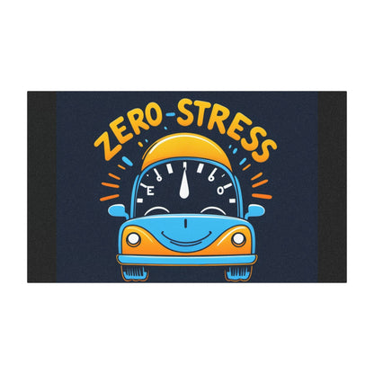 Fun Car Magnet - Zero Stress! | Peaceful Driving Vibe, Auto Decor, Gift for Car Enthusiasts, Unique Car Accessories, Road Trip Decor