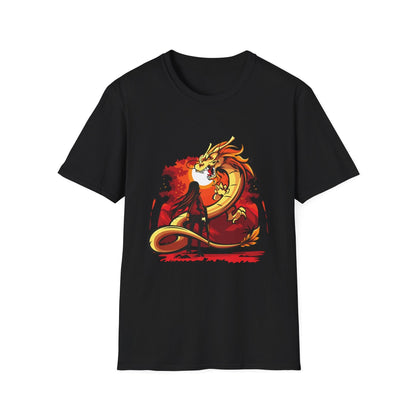 Girl Facing A Dragon - Mleem