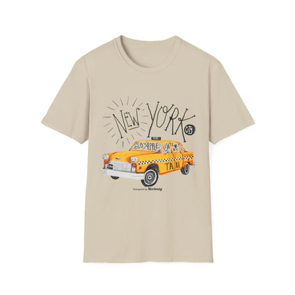 New York Taxi Watercolor - Mleem