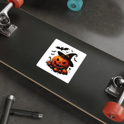 Halloween Pumpkin Die-Cut Stickers | Trick or Treat Decor | Perfect for Party Favors, Spooky Seasonal Decor, Laptop and Phone Stickers