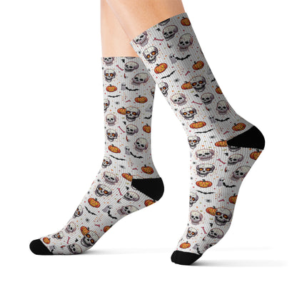 Halloween-Themed Sublimation Socks, Spooky Socks for Fall, Cute Halloween Accessories, Fun Gift for Trick-or-Treaters, Cozy Socks for [...]