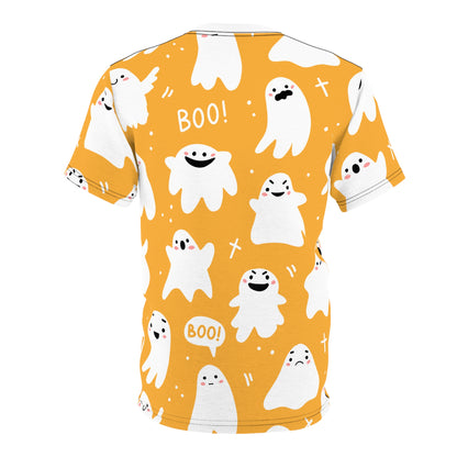 Cute Ghosts Halloween Unisex Tee, Fun Graphic Shirt, Spooky Season Apparel, Boo Ghost T-shirt, Halloween Costume Top