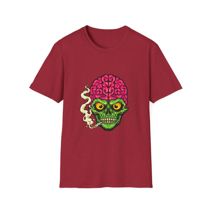 Smoking Skull Weed Cigarette Mascot - Mleem
