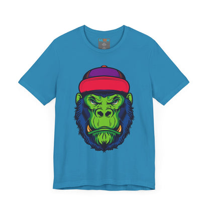 Vibrant Gorilla Graphic Tee - Unisex Short Sleeve T-Shirt