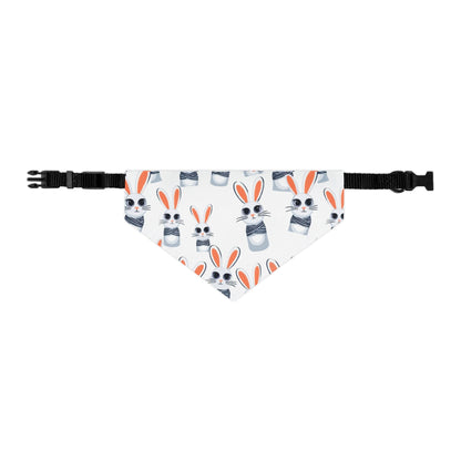 Charming Pet Bandana Collar for Dogs, Playful Bunny Design, Cute Gift for Pet Lovers, Perfect for Spring Celebrations