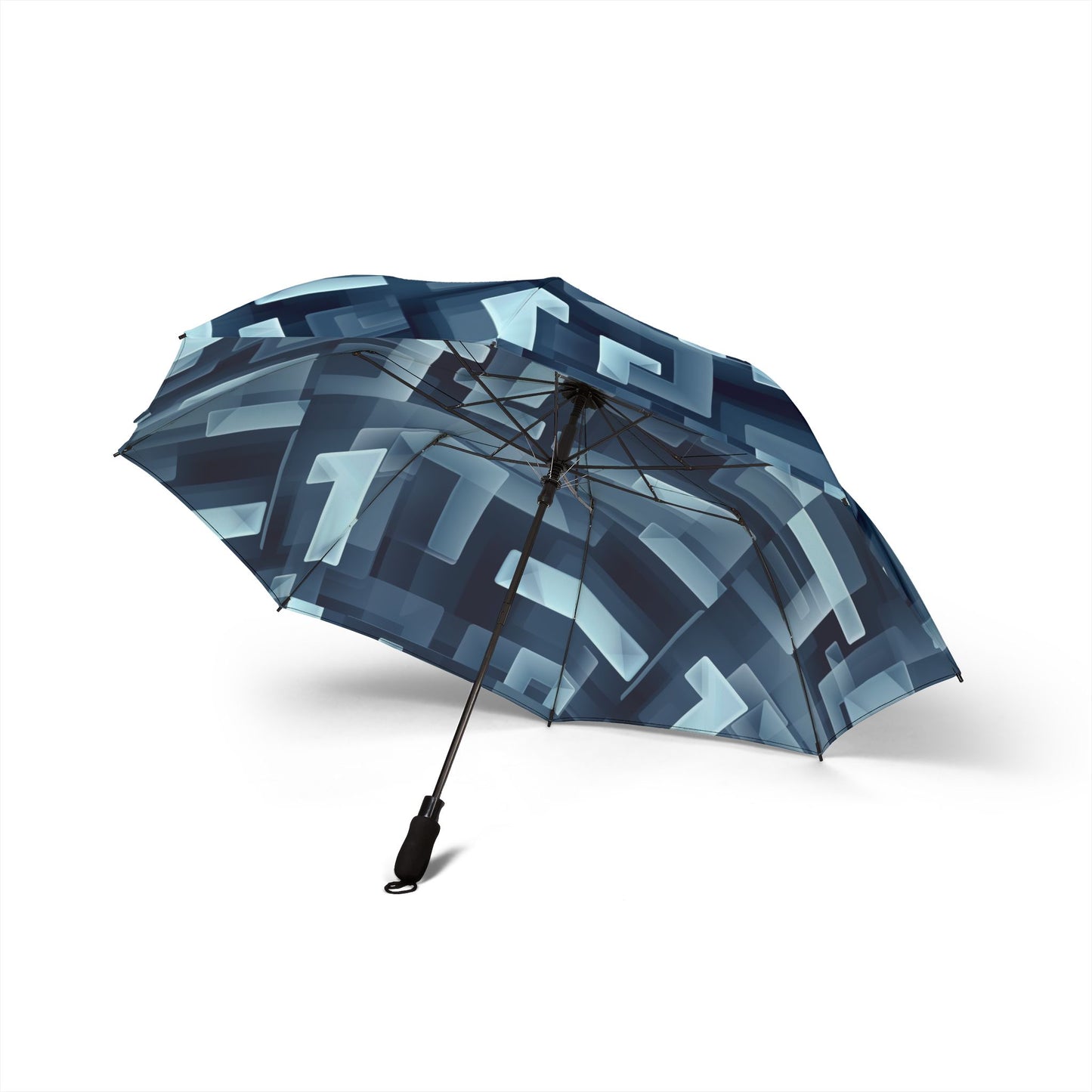 Stylish Semi-Automatic Foldable Umbrella, Compact Rain Gear, Artistic Canopy, Perfect Gift for Rainy Days, Fashionable Weather Protection