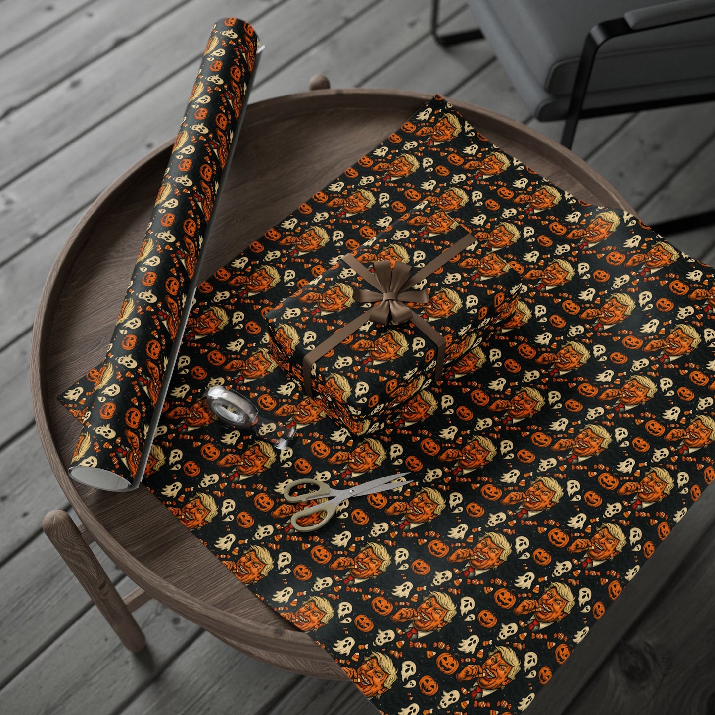 Festive Wrapping Paper for Halloween, Holiday Gift Wrap, Spooky Themed Paper, Trick-or-Treat Wrapping, Unique Present Decor