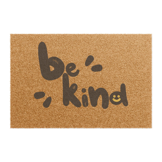 Friendly Welcome Doormat - Be Kind, Home Decor, Gift for New Home, Positive Vibes, Front Door Mat