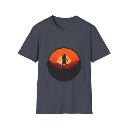 Swordsman With Sunset Background - Mleem