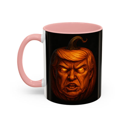 Halloween Pumpkin President Mug, Fun Gift for Coffee Lovers, Spooky Decor, Trick or Treat, Autumn Vibes, Unique Collectible