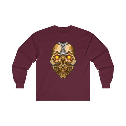 Skull Robot Head Mascot - Mleem