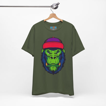 Vibrant Gorilla Graphic Tee - Unisex Short Sleeve T-Shirt