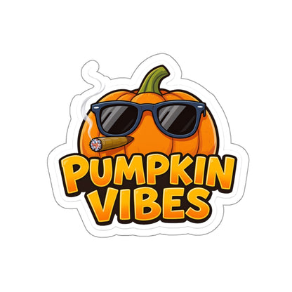 Pumpkin Vibes Die-Cut Stickers | Fun Fall Decor, Halloween Gifts, Laptop Stickers, Pumpkin Lovers, Seasonal Decor