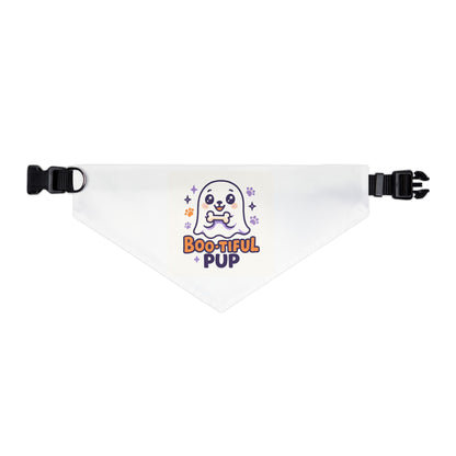 Boo-tiful Pup Pet Bandana Collar, Halloween Dog Accessory, Cute Pet Gift, Spooky Season Style, Dog Fashion, Pet Halloween Costume